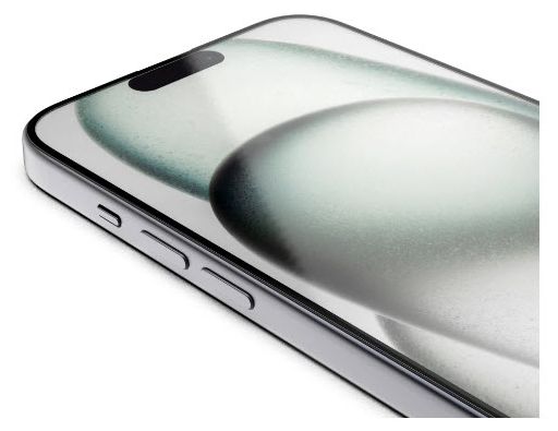 Klare Bildschirmschutzfolie gehärtetes Glas 10H für  Apple iPhone 15 Pro Bruchfest, Schlagfest, Schlagfest, Kratzresistent, Splitterfrei, Schockresistent 222764 Extreme Protect 