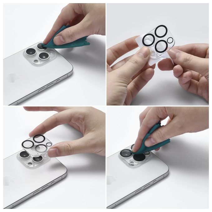 Kameraobjektivschutz gehärtetes Glas 9H für  Samsung Galaxy ZFlip6 Schlagfest, Schlagfest, Kratzresistent 222774 Cam Protect 