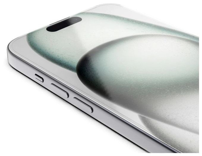Klare Bildschirmschutzfolie Glas 9H für  Apple iPhone 16 Pro Tropfsicher, Schlagfest, Schlagfest, Kratzresistent 222782 Clear Protect 