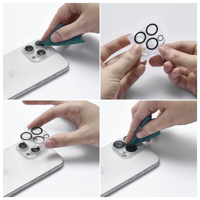Kameraobjektivschutz gehärtetes Glas 9H für  Apple iPhone 16 / 16 Plus Schlagfest, Schlagfest, Kratzresistent 222793 Cam Protect 