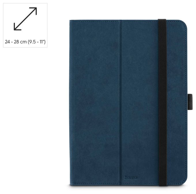 Folio aus Kunststoff für Jede Marke bis 27,9 cm (11") Kratzresistent mit Elastikband (Blau) 227071 Velvet 