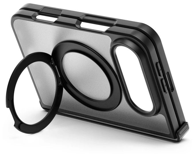 Cover für Apple iPhone Duo  232490 Mag Hybrid Stand (Schwarz) 
