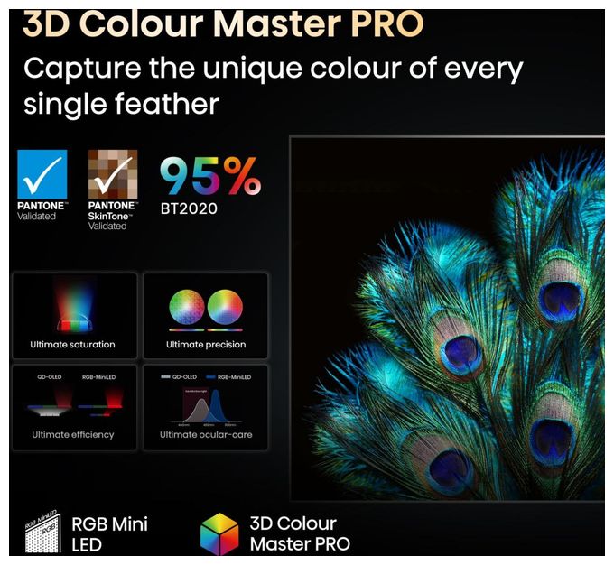 116 '' UXQ | RGB MiniLED Smart TV 4K 165 Hz 