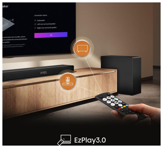 Soundbar 600 W 5.1.4 Kanäle  AX5140Q (Schwarz) 