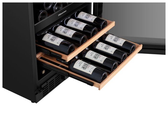 Freistehend weinkeller, Schwarz, 128 l 