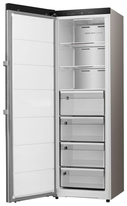 312 l Gefrierschrank 166 kWh Jahr NoFrost  FU310K3AIC (Grau, Edelstahl) 