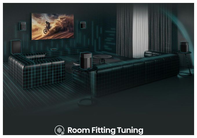 Soundbar 720 W 4.1.2 Kanäle  HT Saturn (Schwarz) 
