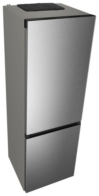 190 l / 115 l Kühl-Gefrierkombi freistehend NoFrost 165 kWh Jahr  RB3K330SAIC (Grau, Edelstahl) 