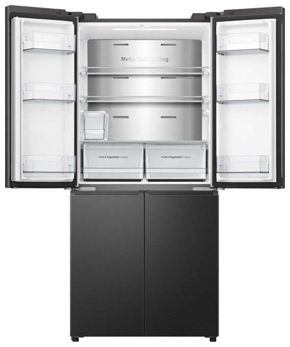 Side-by-Side Kühl-/ Gefrierkombination 304 l / 87 l 235 kWh NoFrost 1785 mm x 794 mm  RQ5P470SYFD (Schwarz) 