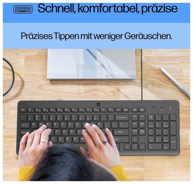Universal Tastatur USB  150 (Schwarz) 