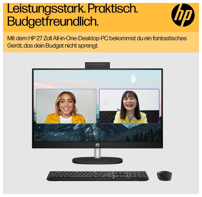 All-in-One-PC 68,6 cm (27 Zoll) 2,8 GHz AMD Ryzen 5 16 GB Ram 1 TB SSD Windows 11 Home intern 27-cr0655ng 