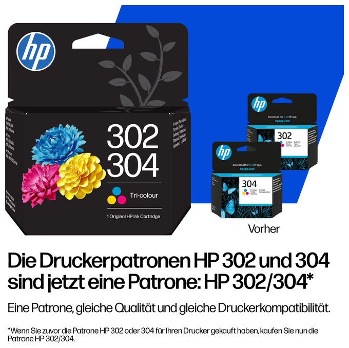 originale Druckerpatronen Schwarz 120 Seiten Nr.302/304 