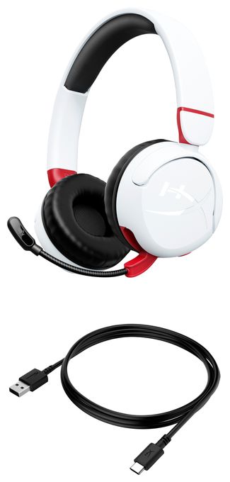 Ohraufliegender Bluetooth Kopfhörer kabellos  Cloud Mini Gaming (Weiß) 