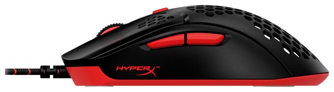 16000 DPI Gaming Maus Optisch  HyperX Pulsefire Haste (Schwarz, Rot) 