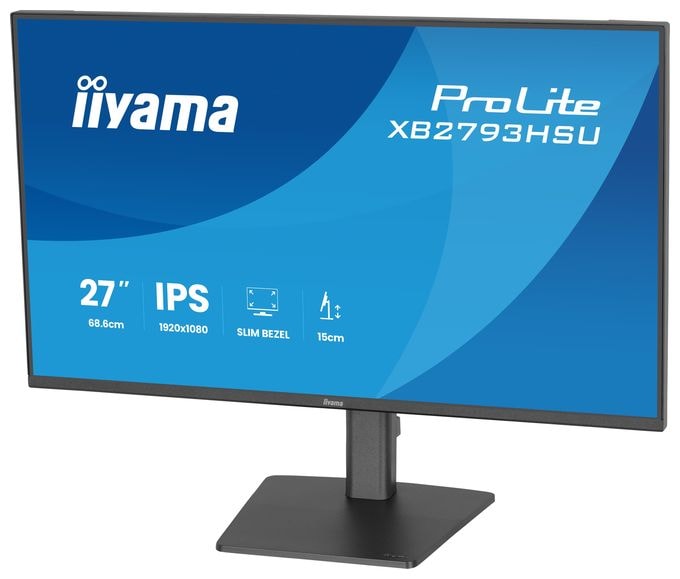Full HD Monitor 68,6 cm (27 Zoll) 16:9 1 ms 350 cd/m²  ProLite XB2793HSU-B1 (Schwarz) 