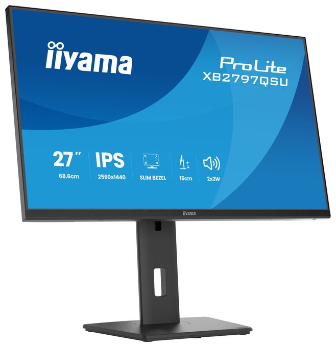 Quad HD Monitor 68,6 cm (27 Zoll) 16:9 1 ms 350 cd/m²  ProLite XB2797QSU-B1 (Schwarz) 