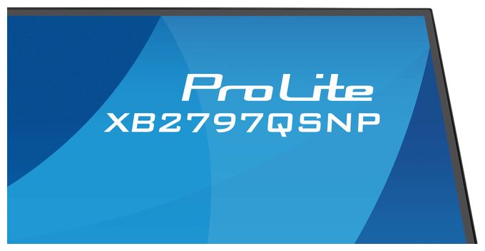 Quad HD Monitor 68,6 cm (27 Zoll) 16:9 350 cd/m²  ProLite XB2797QSNP-B1 (Schwarz) 