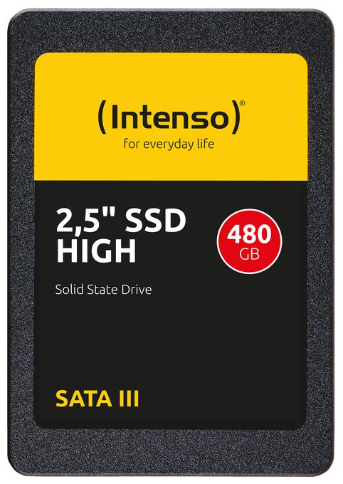 480 GB SSD Serial ATA III 2.5"  High Performance (Schwarz) 
