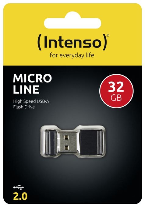 USB Typ-A Stick 32 GB  Micro Line (Schwarz) 