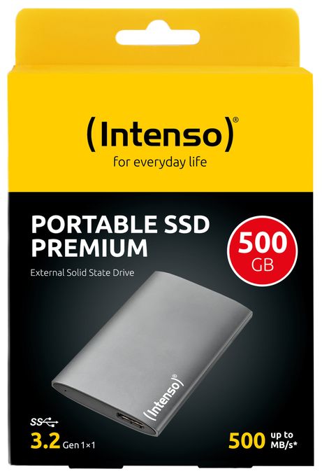 500 GB SSD 1.8"  Portable Premium Edition (Anthrazit) 