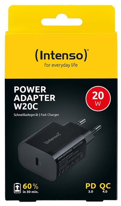 Power Adapter W20C, 20W, USB-C Anschluss, schwarz 