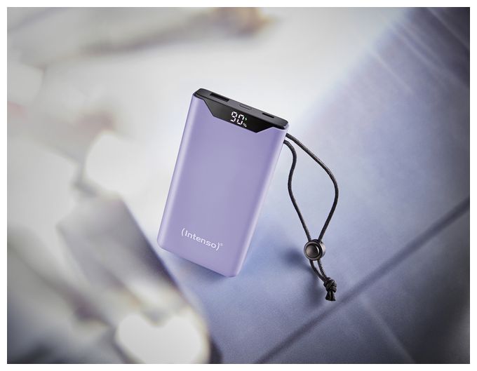 Powerbank, 10.000 mAh, Power Delivery & Quick Charge, lila 