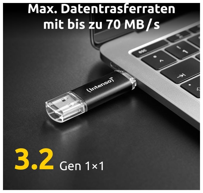 USB Type-A / USB Type-C Stick 32 GB  Twist Line (Anthrazit) 
