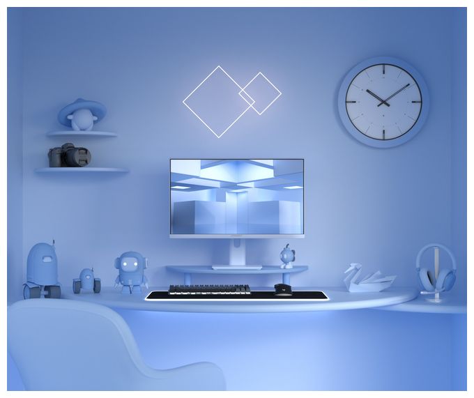 Full HD Monitor 60,5 cm (23.8 Zoll) 16:9 0,5 ms 300 cd/m²  JN-I238FHD120F-HSP-BB (Blau) 