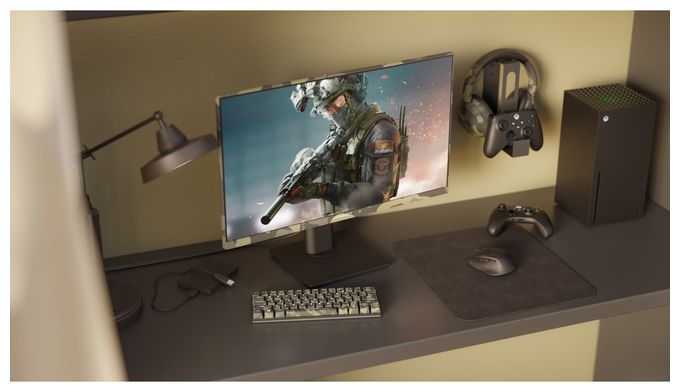 Full HD Monitor 61 cm (24 Zoll) 16:9 0,5 ms 400 cd/m²  JN-IPS238FHD200F-HSP-CAMO (Schwarz) 
