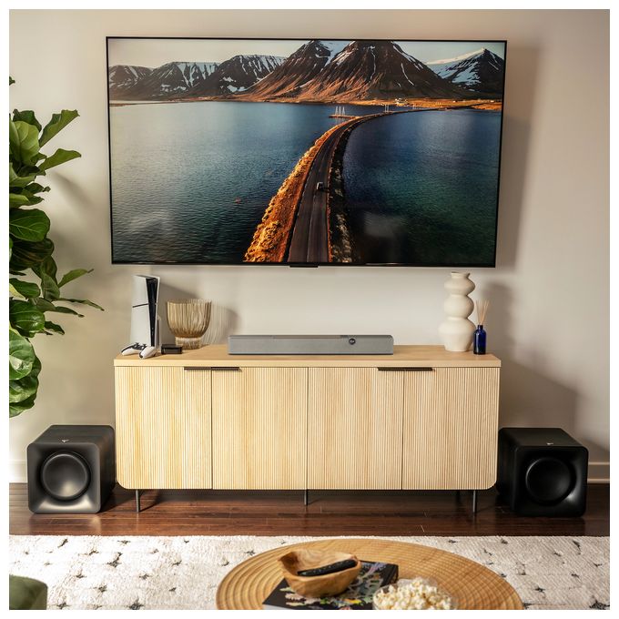 Soundbar 100 W 2.1 Kanäle  Flexus Core 100 (Grau, Walnuss) 