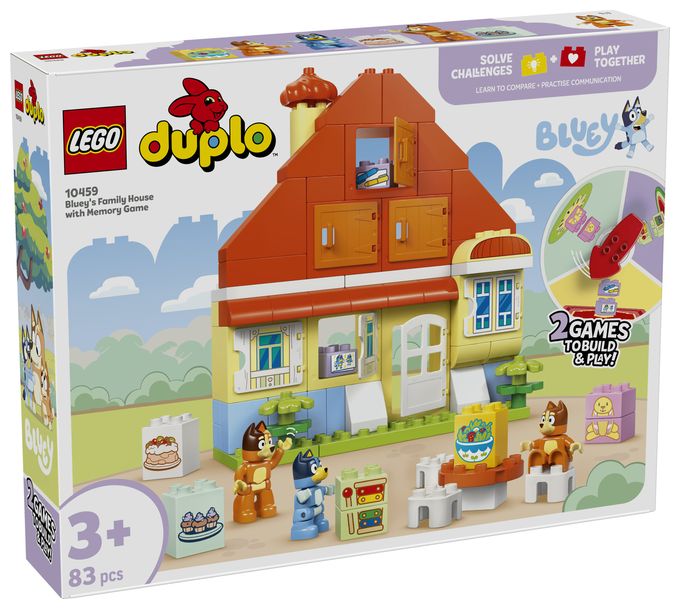 Blueys Familienhaus mit Memory-Spiel 