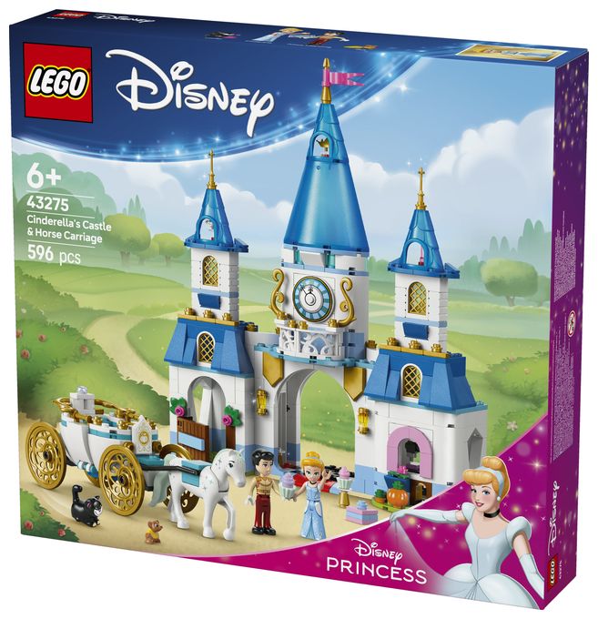 Cinderellas Schloss und Pferdekutsche 