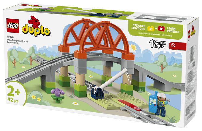 Eisenbahnbrücke und Schienen – Erweiterungsset 