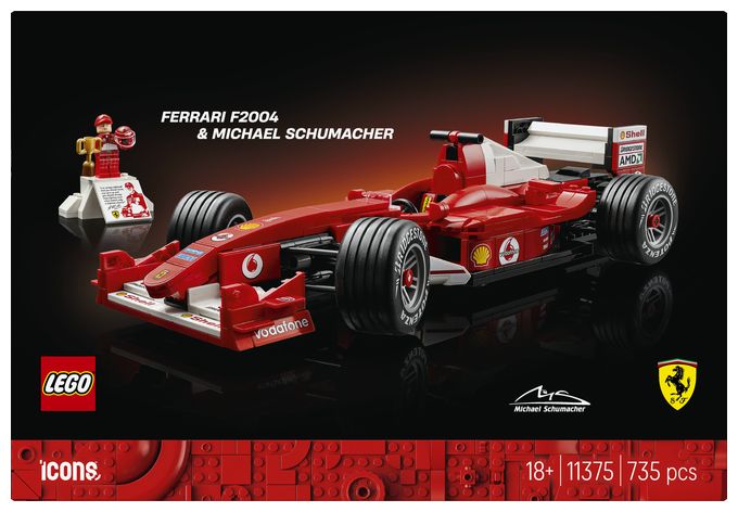 Ferrari F2004 und Michael Schumacher 