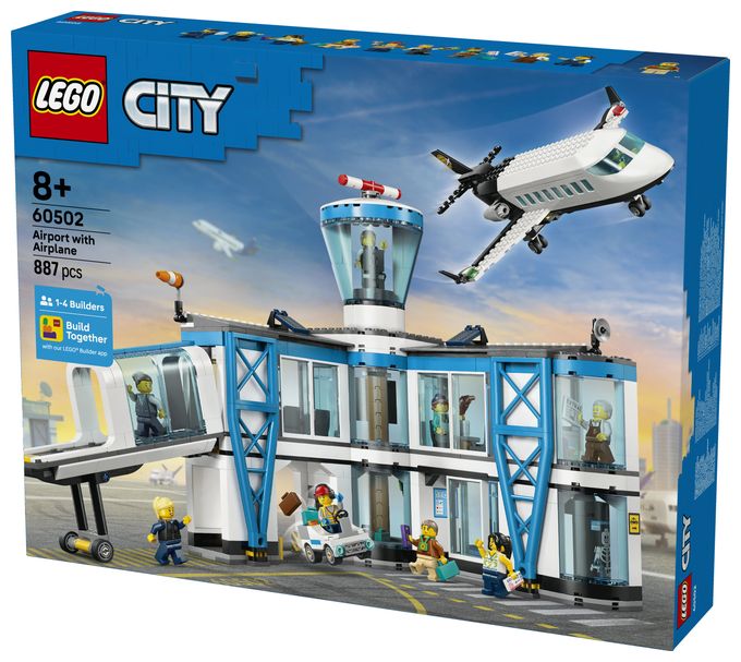 Flughafen mit Flugzeug 