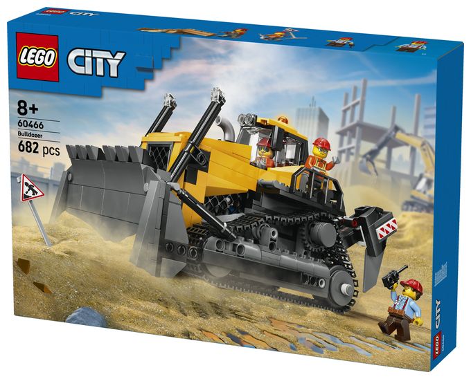 Gelber Bulldozer 