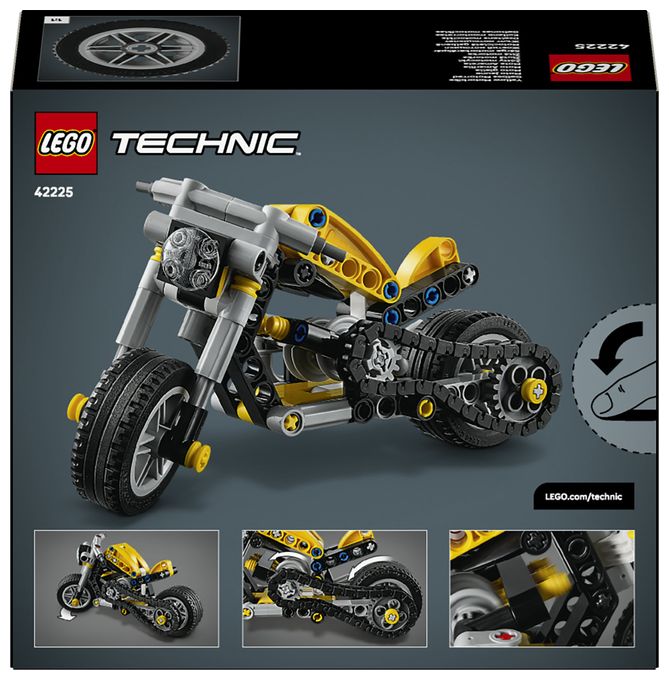 Gelbes Motorrad 