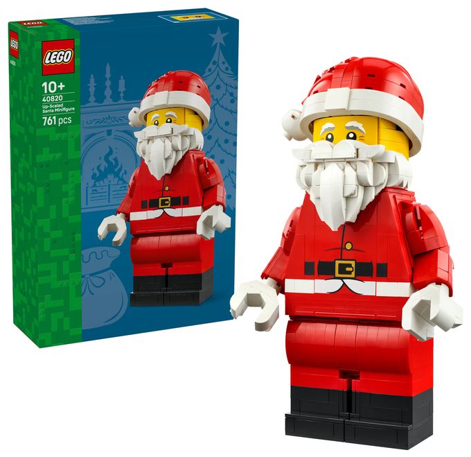 Große Weihnachtsmann-Minifigur 