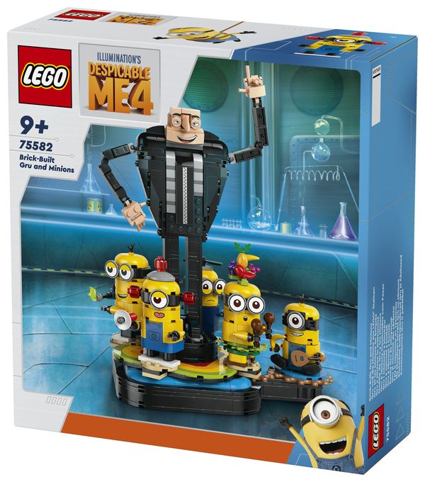 Gru und die Minions aus LEGO® Steinen 