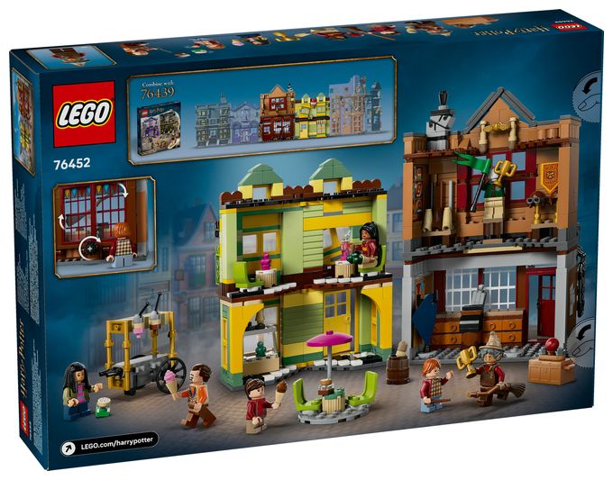 795 Teile  Harry Potter Qualität für Quidditch und Fortescues Eissalon Bauset (Mehrfarbig) 