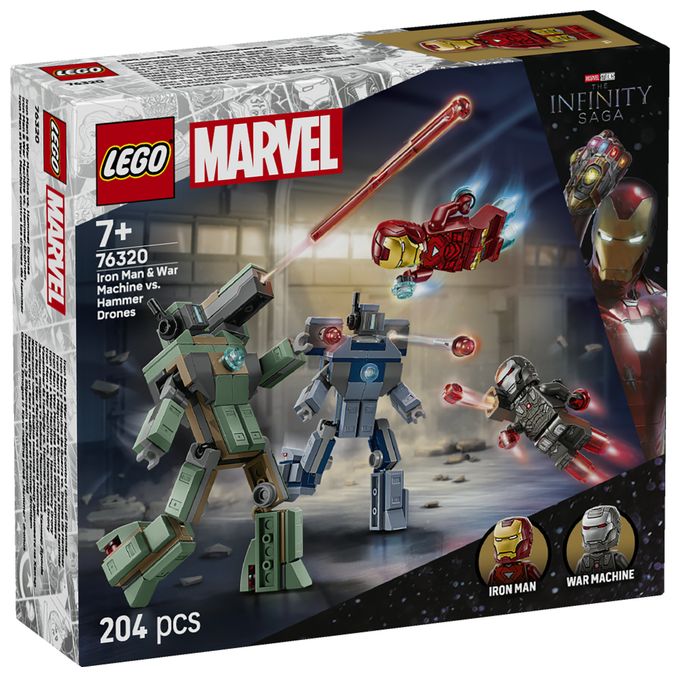 Iron Man & War Machine vs. Hammer-Drohnen 