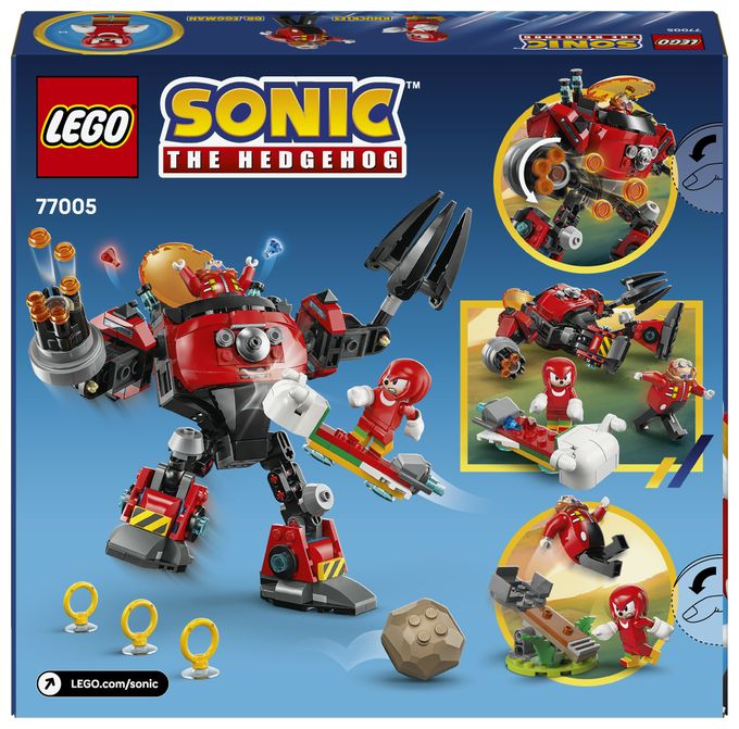 Knuckles vs. Dr. Eggmans Egg Crusher Mech 