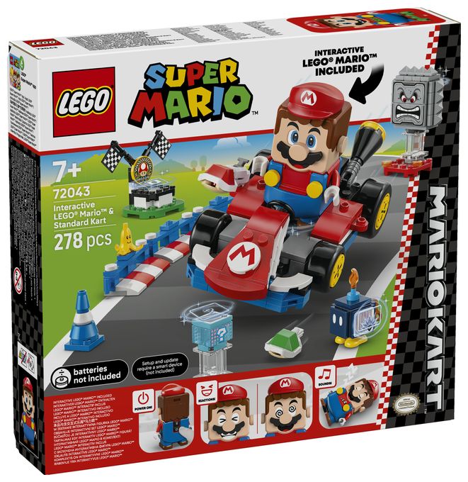 Mario KartTM – Interaktiver LEGO® MarioTM & Standard-Kart 