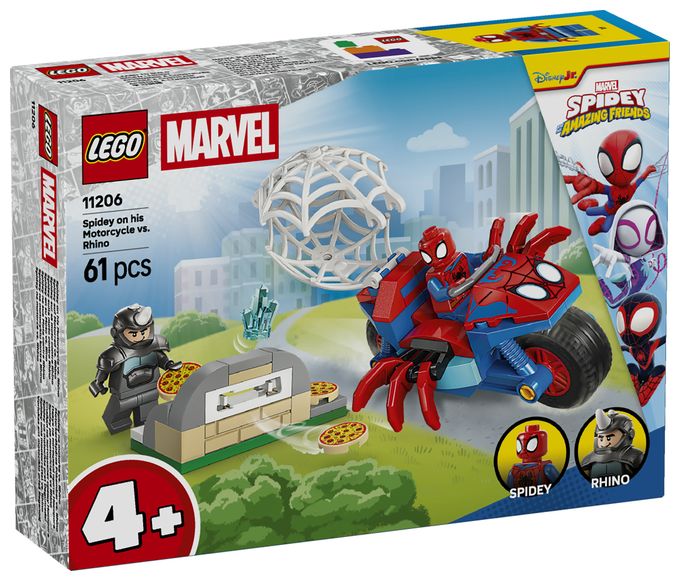 Spidey auf Motorrad vs. Rhino 
