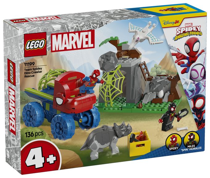 Spideys Team auf Rettungsmission im Dino-Truck 