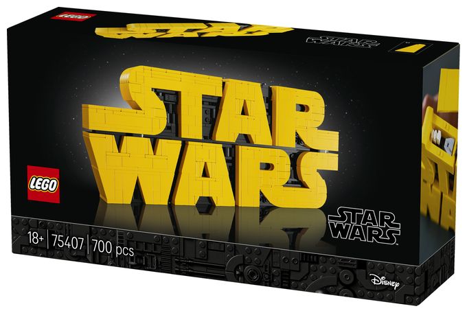Star WarsTM Logo aus LEGO Steinen 