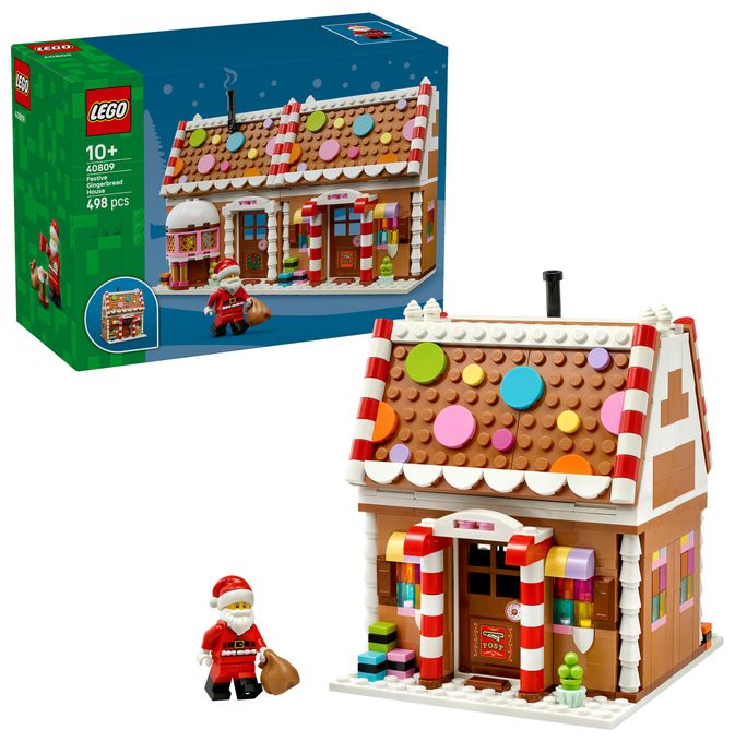 Weihnachtliches Lebkuchenhaus 