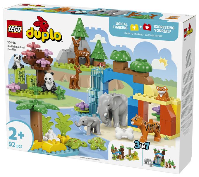 Wildtier-Familien 3-in-1-Set 