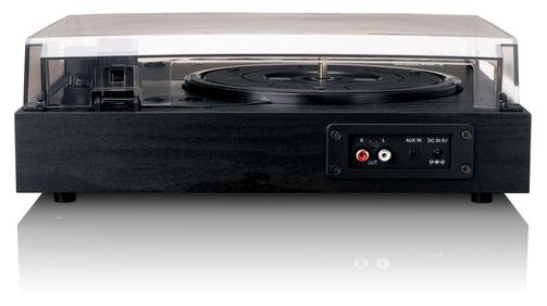 Audio-Plattenspieler mit Riemenantrieb  LS-15BK (Schwarz) 