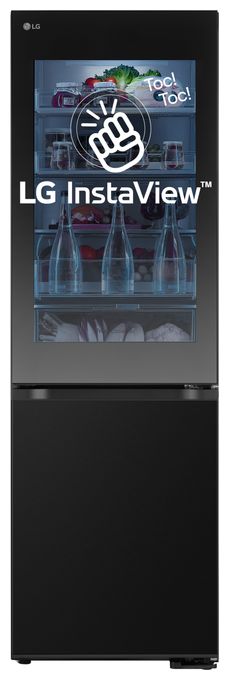 239 l / 110 l Kühl-Gefrierkombi freistehend NoFrost 172 kWh Jahr  GBG5160CEV (Schwarz) 